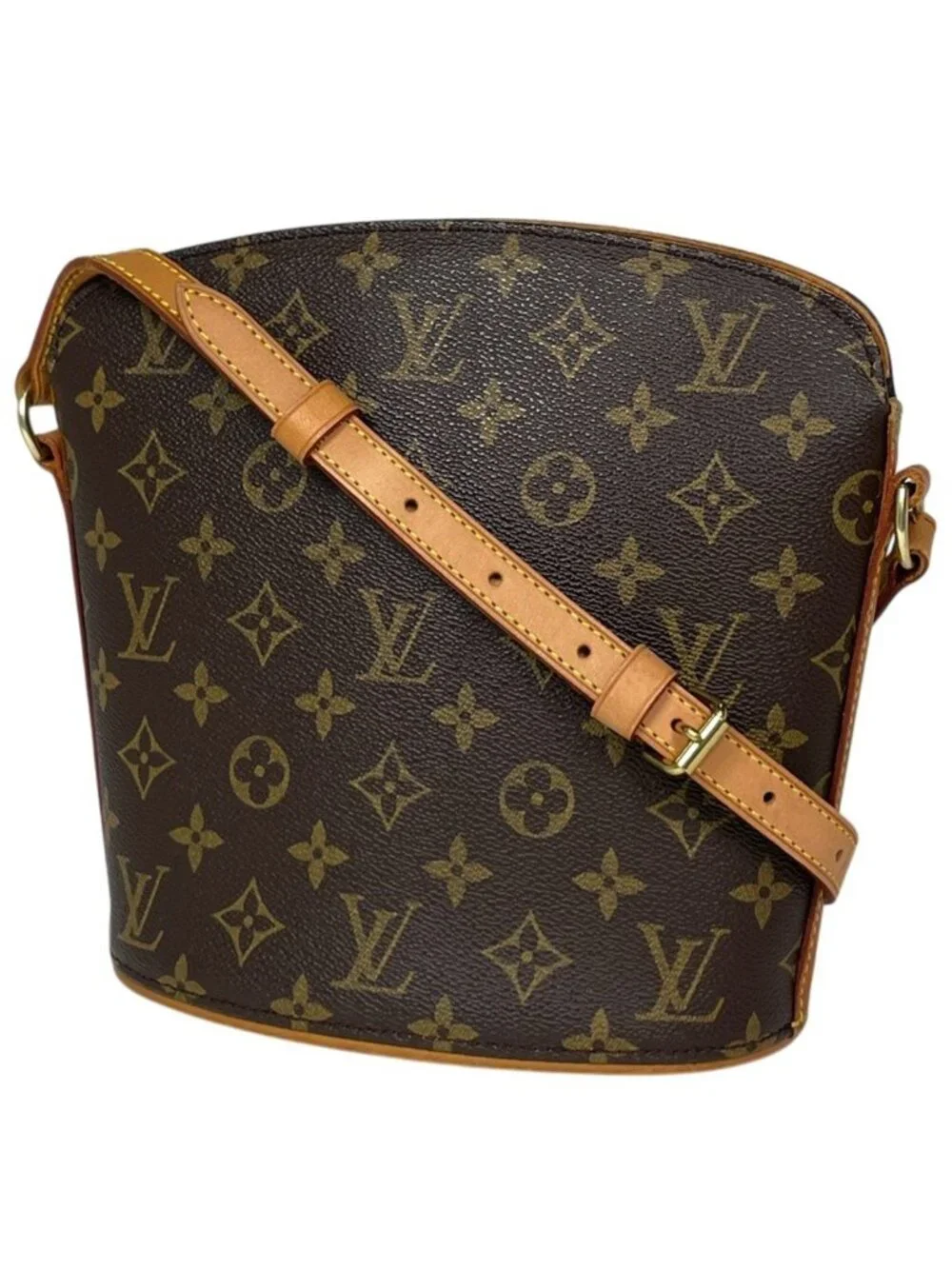 Louis Vuitton Drew Shoulder Bag Monogram Brown